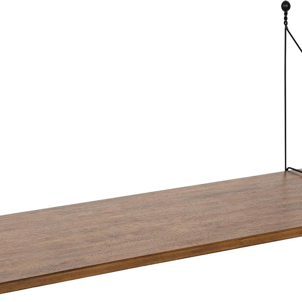 Home Office Industrial Style - Rustic Brown Industrial Wall Desk, 38