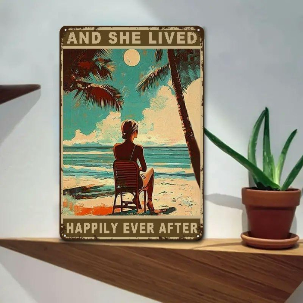 Home Office Logo - Retro beach metal logo - 