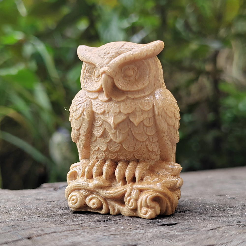 Home Office Login - 1.8 Inch Owl Figurine on a