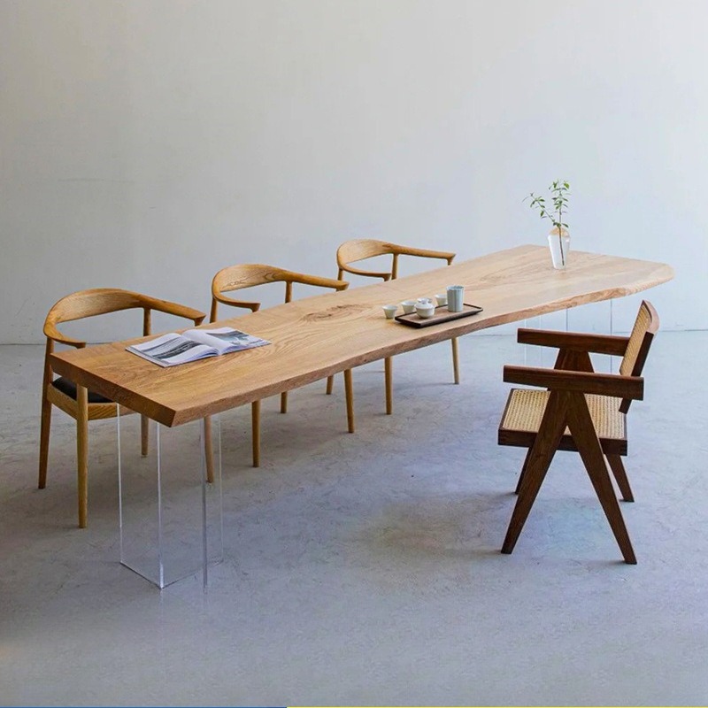 Nordic Solid Wood Acrylic Floa - Home Office Free reseña y precio
