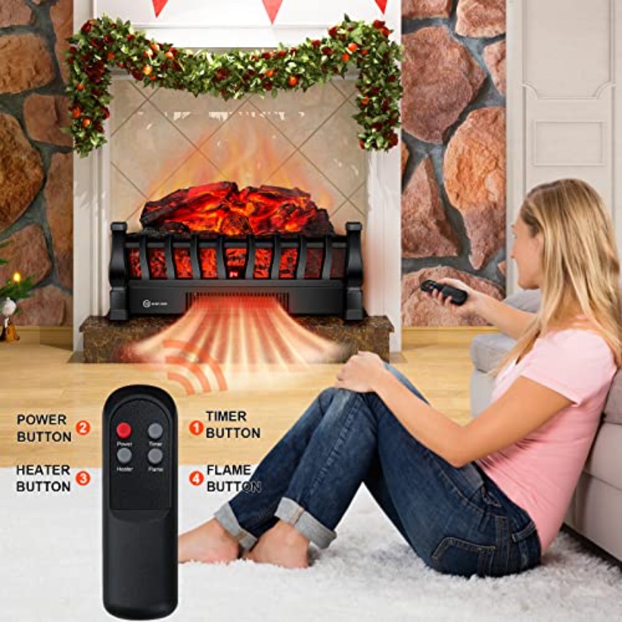 Electric Fireplace Logs Insert - Home Office Login reseña y precio