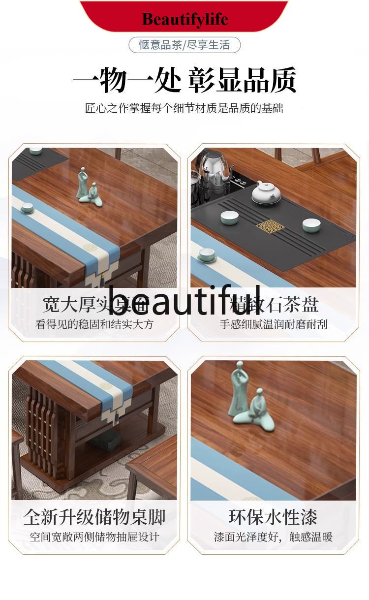 E153 Log large board tea table - Home Office Login reseña y precio