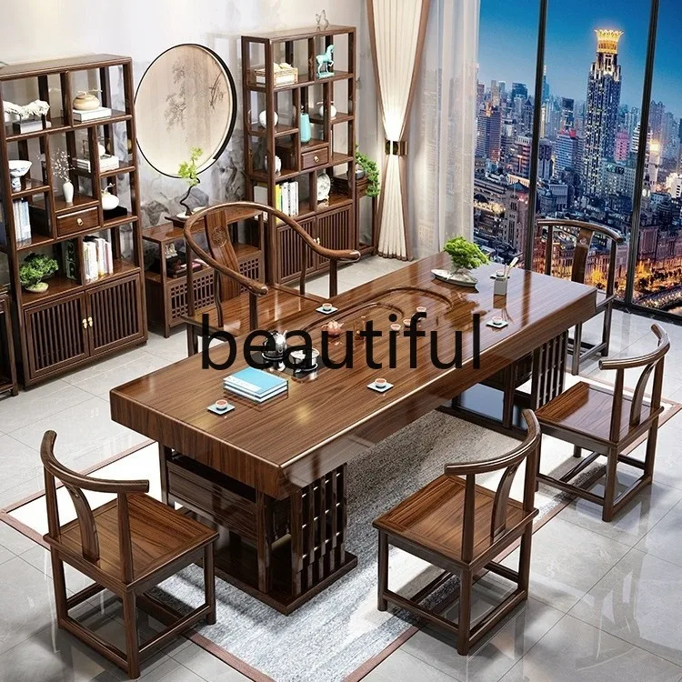 E153 Log large board tea table - Home Office Login reseña y precio