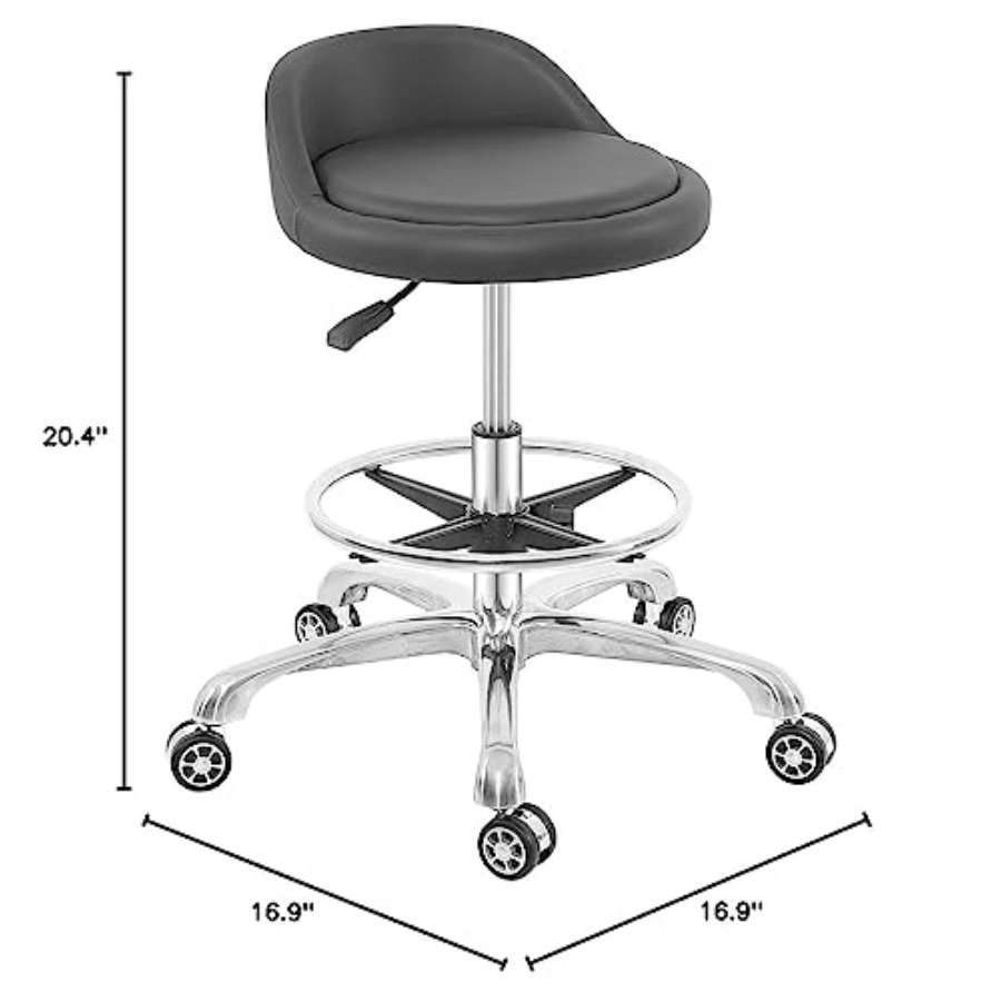 Rolling Stool Adjustable Draft - Home Office Free reseña y precio