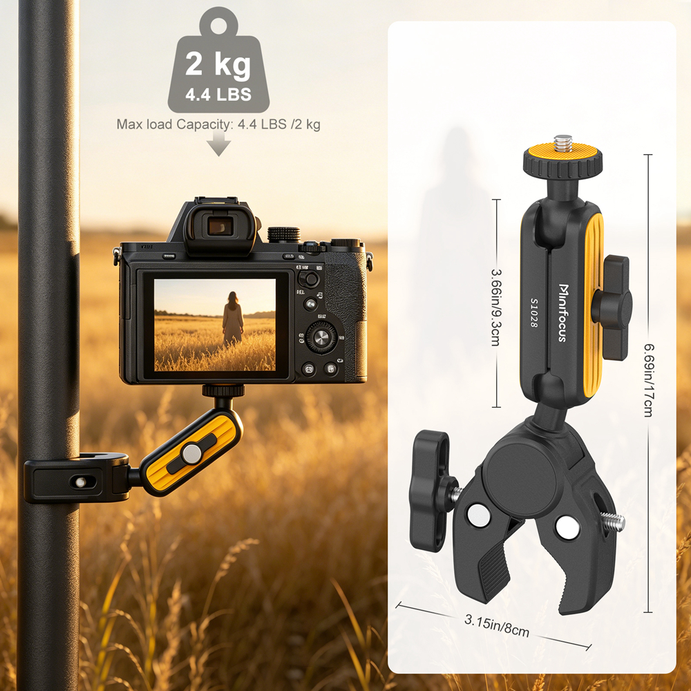 Super Clamp with 360° Dual Bal - Monitor Arm Dual reseña y precio