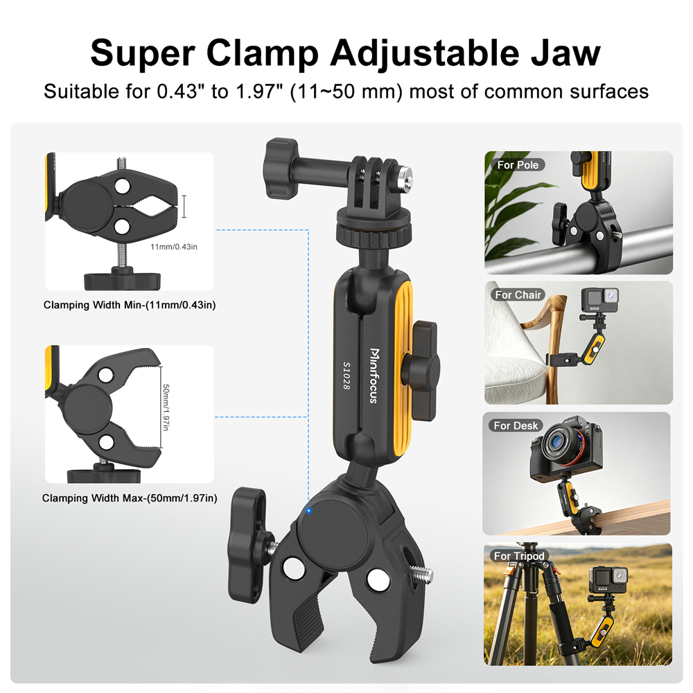 Super Clamp with 360° Dual Bal - Monitor Arm Dual reseña y precio