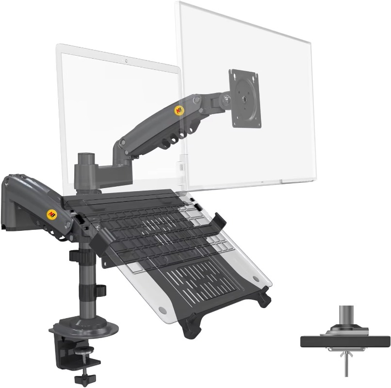 Dual Arm 2 in 1 Combo Laptop M - Monitor Arm Dual reseña y precio