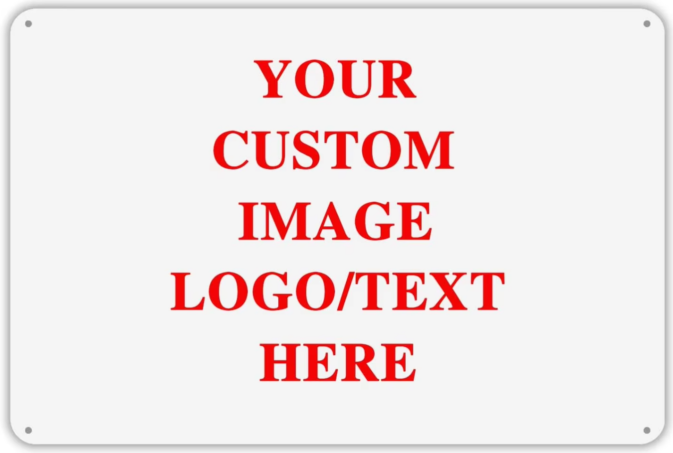 Custom Sign Personalized Metal - Home Office Logo reseña y precio