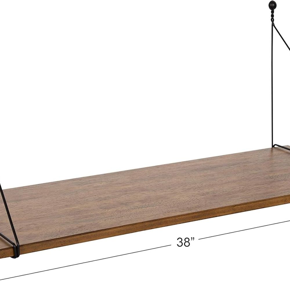 Rustic Brown Industrial Wall D - Home Office Industrial Style reseña y precio
