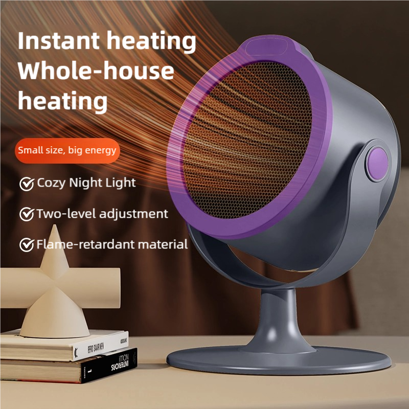 Portable mini heater with two- - Home Office With Two Desks reseña y precio