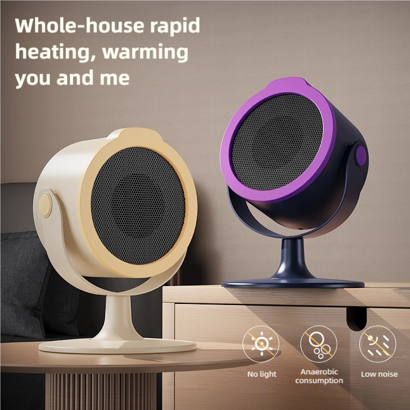 Portable mini heater with two- - Home Office With Two Desks reseña y precio