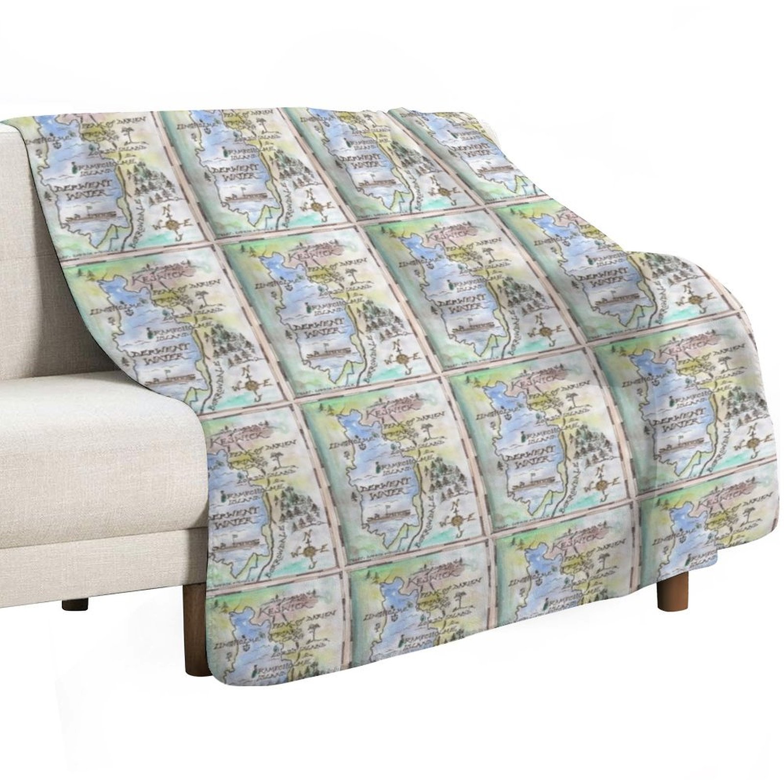 Swallows and Amazons map of De - Home Office Of Amazon reseña y precio
