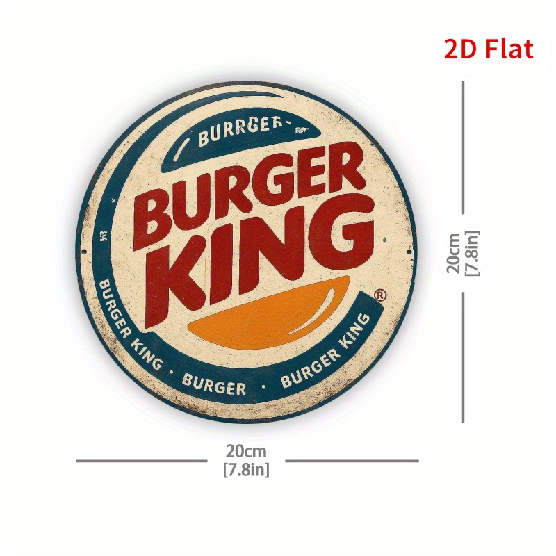 Burger King Retro wooden logo  - Home Office Logo reseña y precio