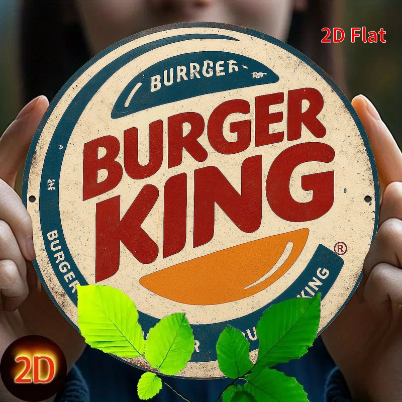 Burger King Retro wooden logo  - Home Office Logo reseña y precio