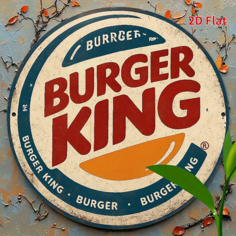 Burger King Retro wooden logo  - Home Office Logo reseña y precio