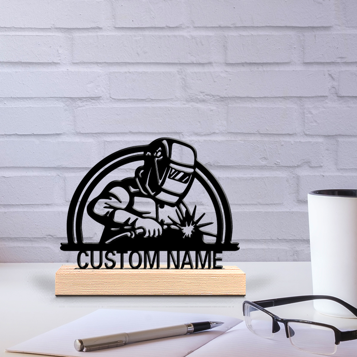 1pc Cute Personalized Custom W - Home Office Industrial Style reseña y precio
