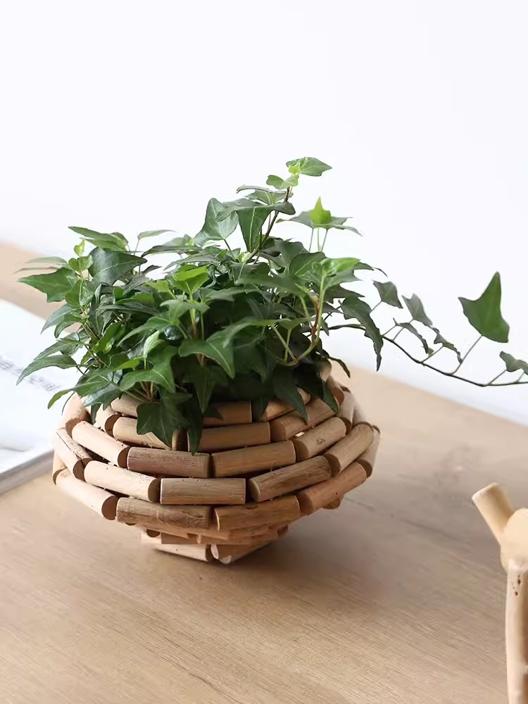 Log vase vintage ornaments liv - Home Office Login reseña y precio