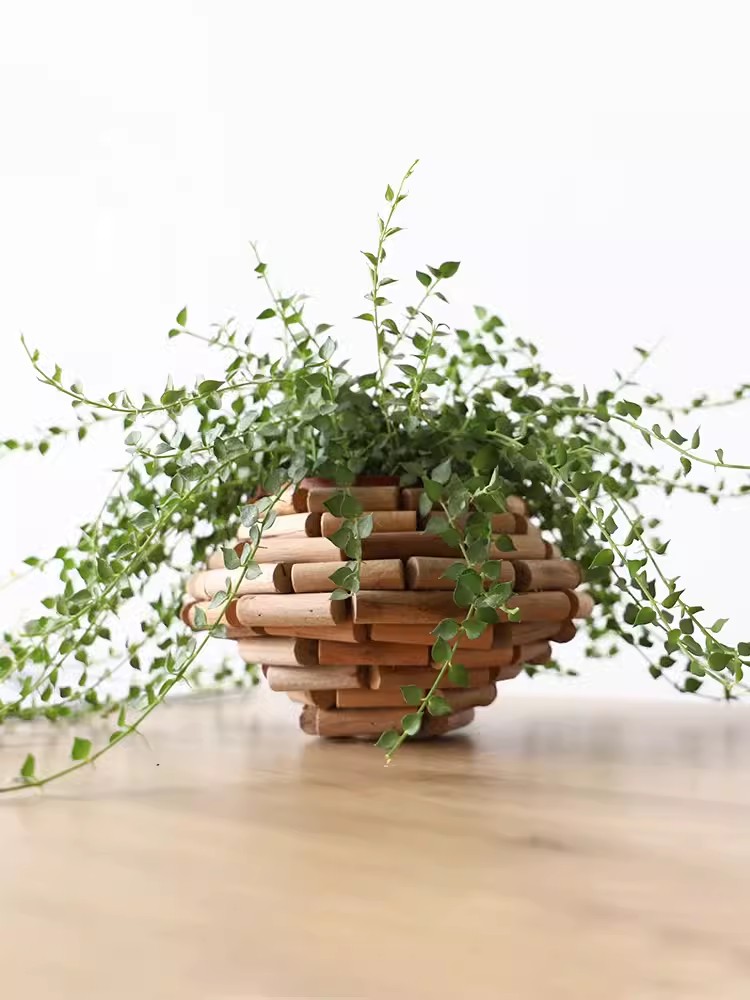 Log vase vintage ornaments liv - Home Office Login reseña y precio