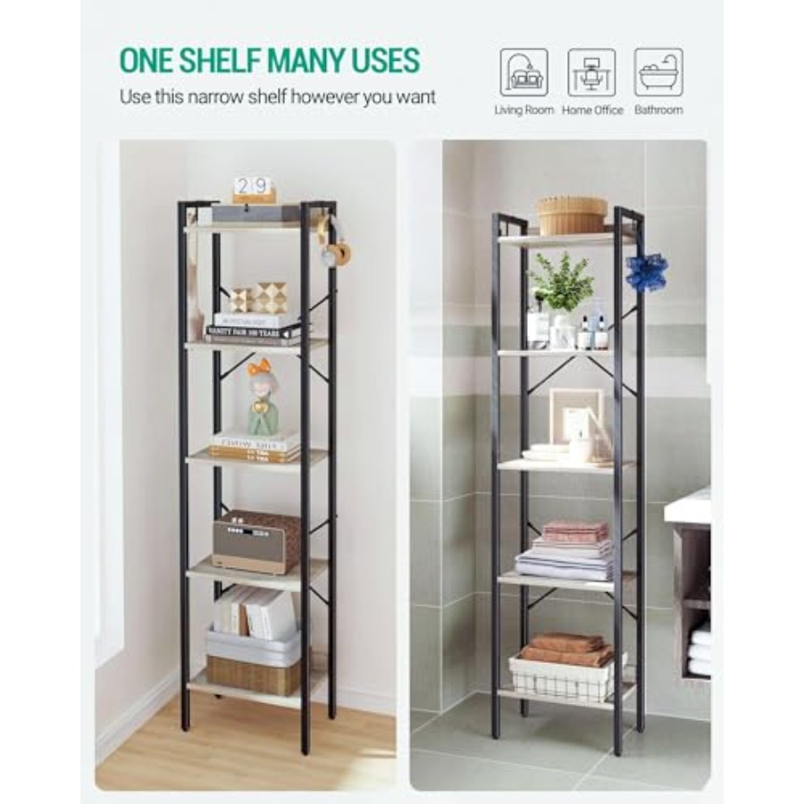 Bookshelf, Book Shelf, Industr - Home Office With Bookshelves reseña y precio