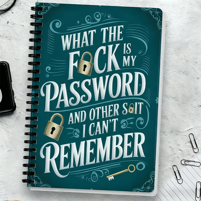 1 Simple Password Book, Hardco - Home Office Login reseña y precio