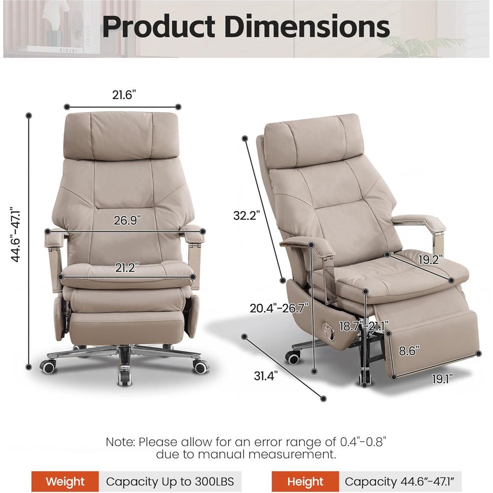 Ergonomic High-Back Reclining  - Home Office Or reseña y precio