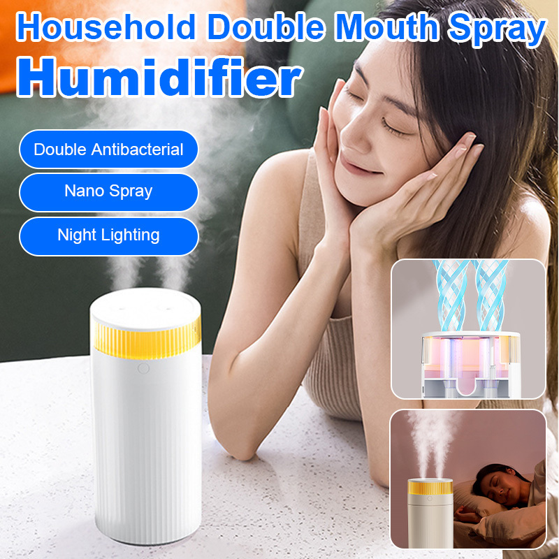 Dual Spray Mist Air Humidifier - Home Office With Two Desks reseña y precio