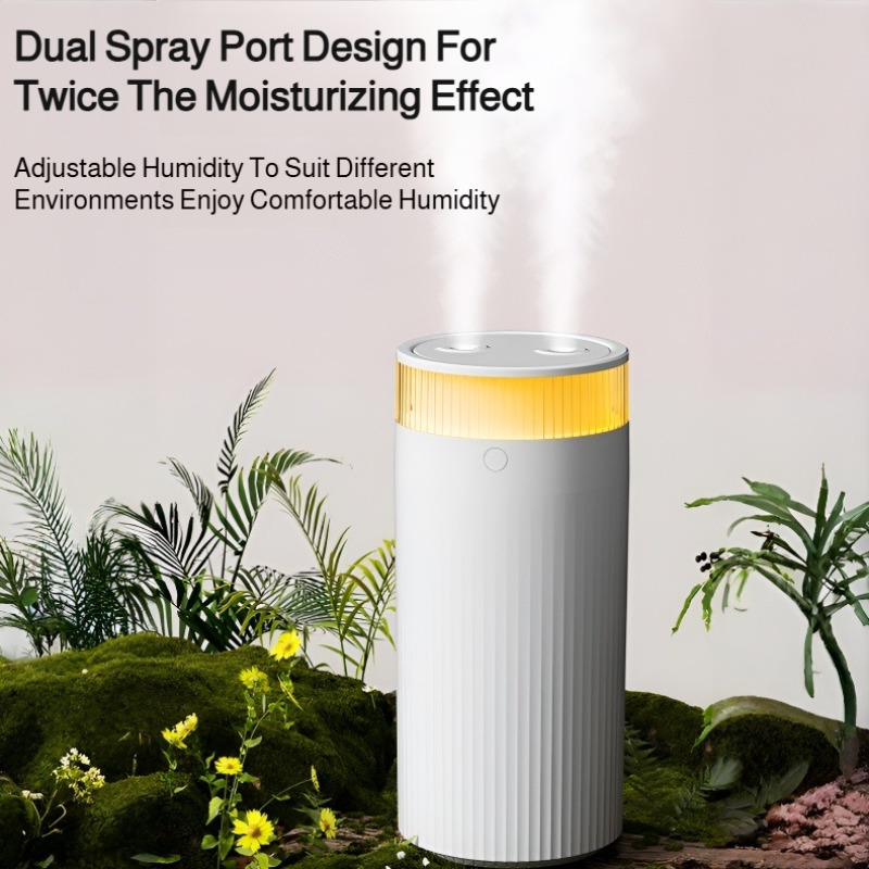 Dual Spray Mist Air Humidifier - Home Office With Two Desks reseña y precio