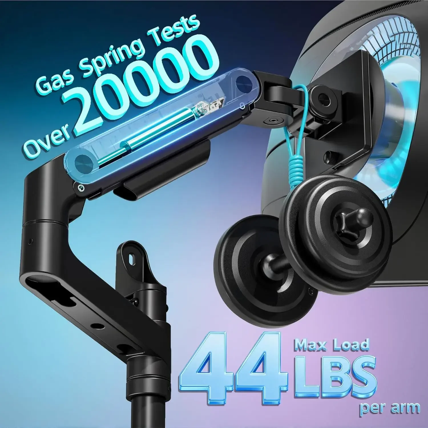 Dual Monitor Wall Mount for 17 - Monitor Arm Dual reseña y precio