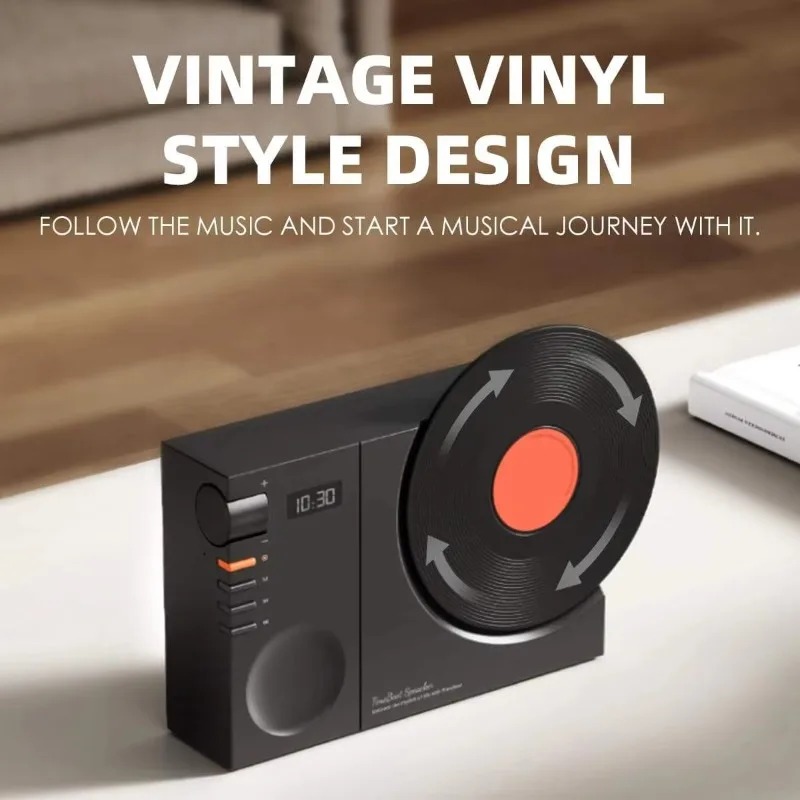 Vintage Record Player Style Bl - Home Office Of Amazon reseña y precio