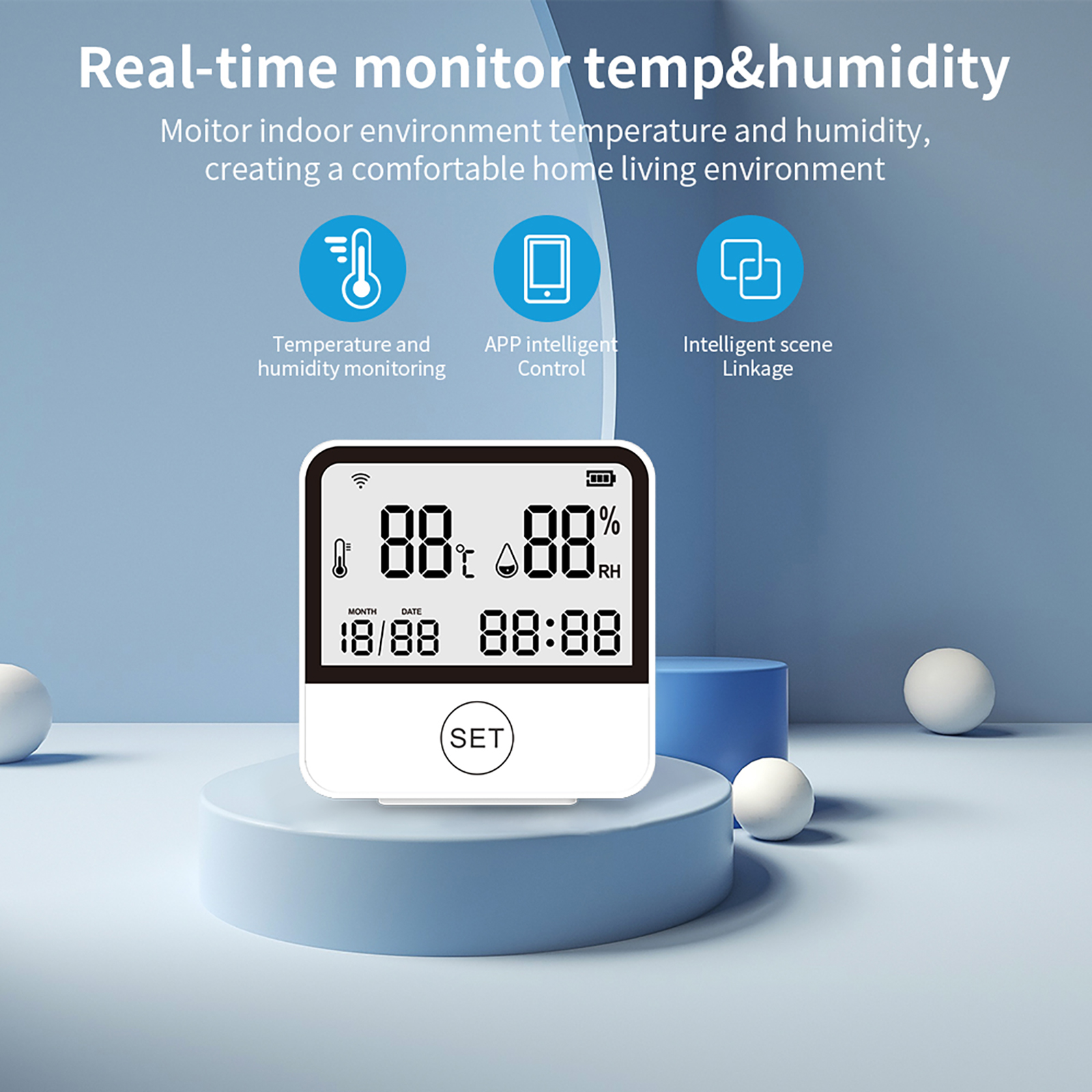 Tuya WiFi Temperature Humidity - Home Office Of Amazon reseña y precio
