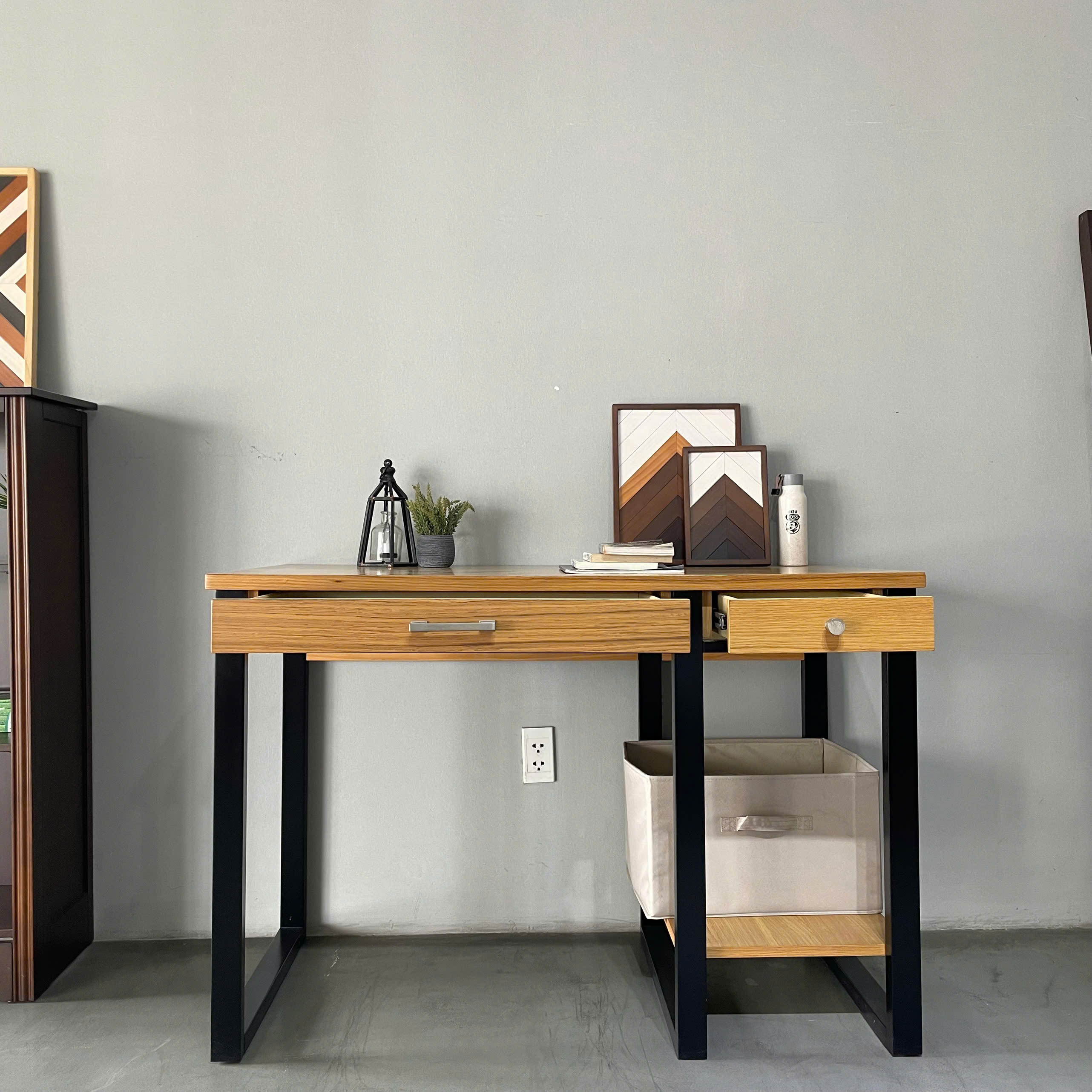 Home office wooden computer de - Home Office With Two Desks reseña y precio