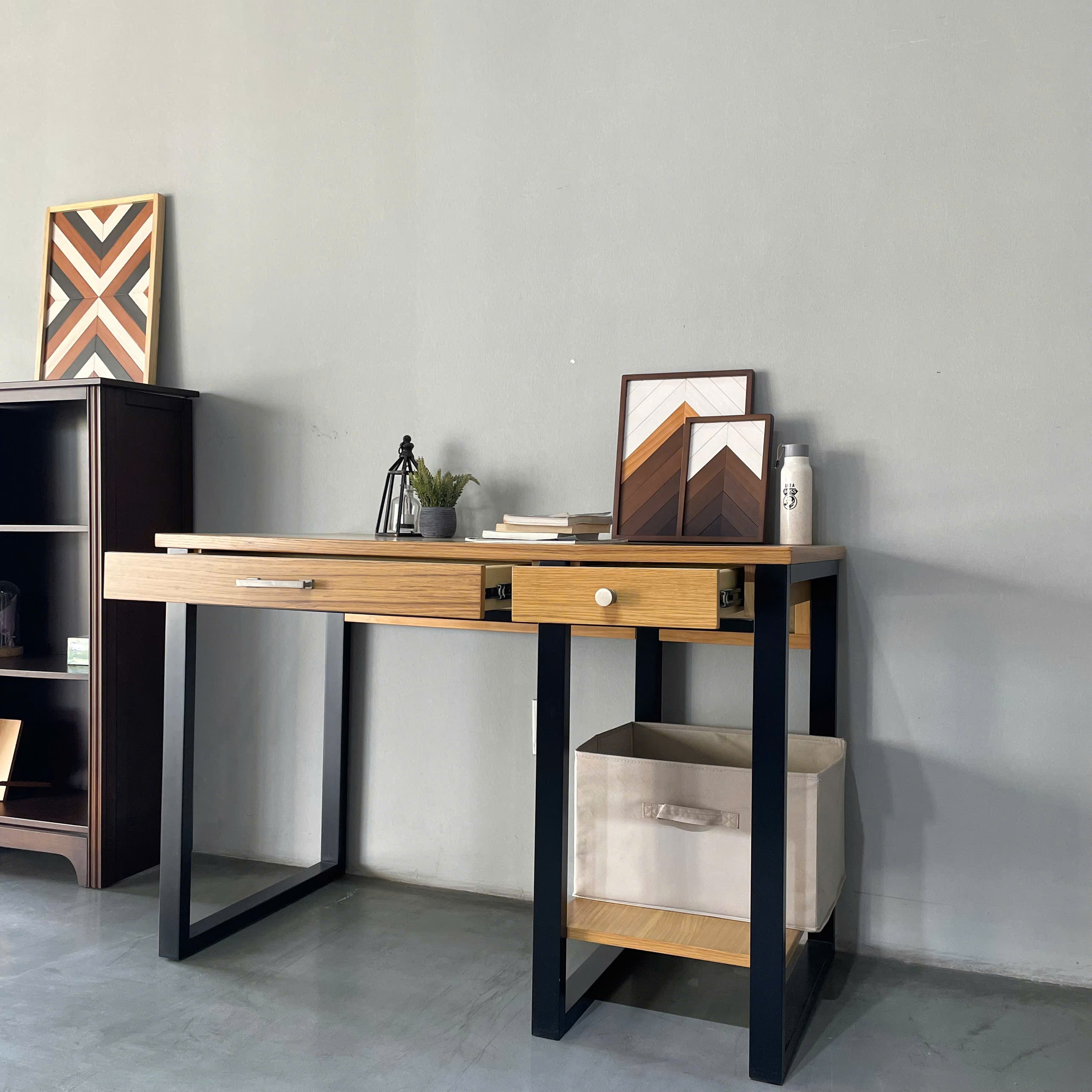 Home office wooden computer de - Home Office With Two Desks reseña y precio