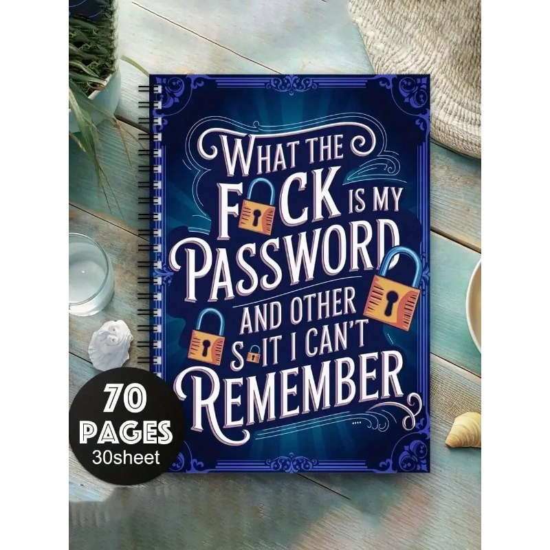 1pc Fun Spiral Password Notebo - Home Office Login reseña y precio
