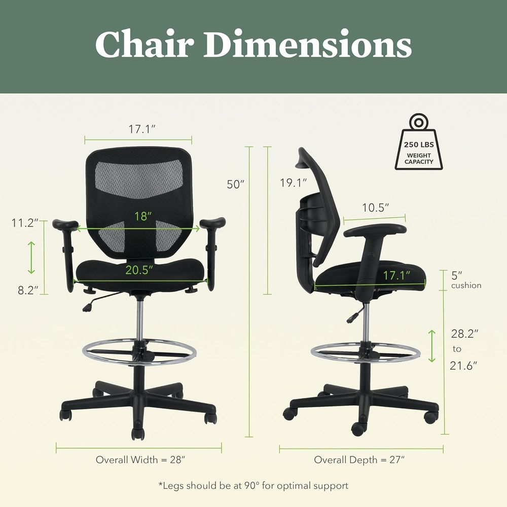 Ergonomic Mesh Standing Office - Home Office Free reseña y precio
