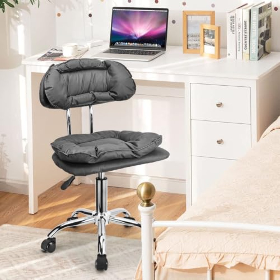 Rolling Stool Backrest Thick S - Home Office Free reseña y precio
