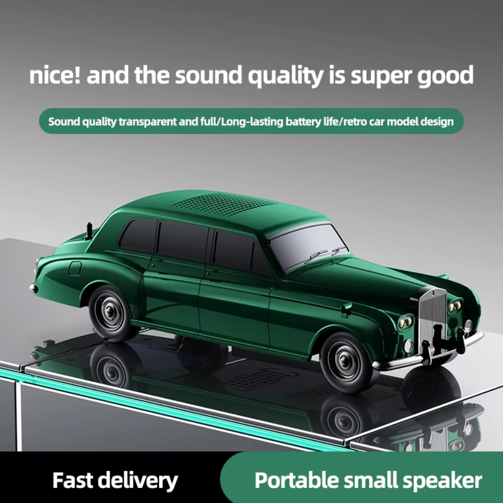 Vintage Style Classic Car Blue - Home Office Of Amazon reseña y precio