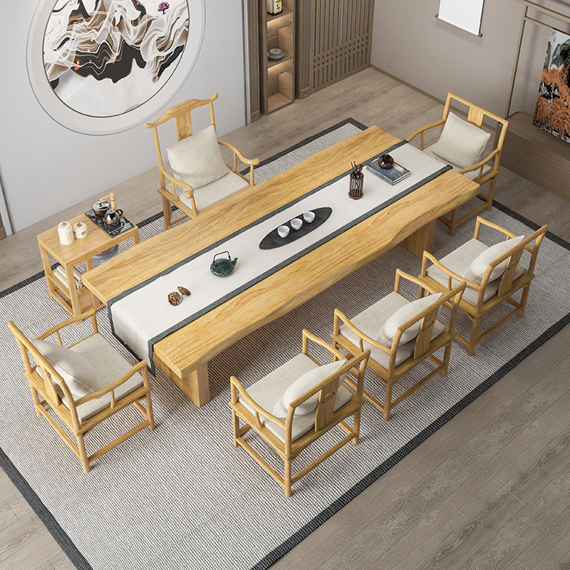 Pure solid wood tea table and  - Home Office Login reseña y precio