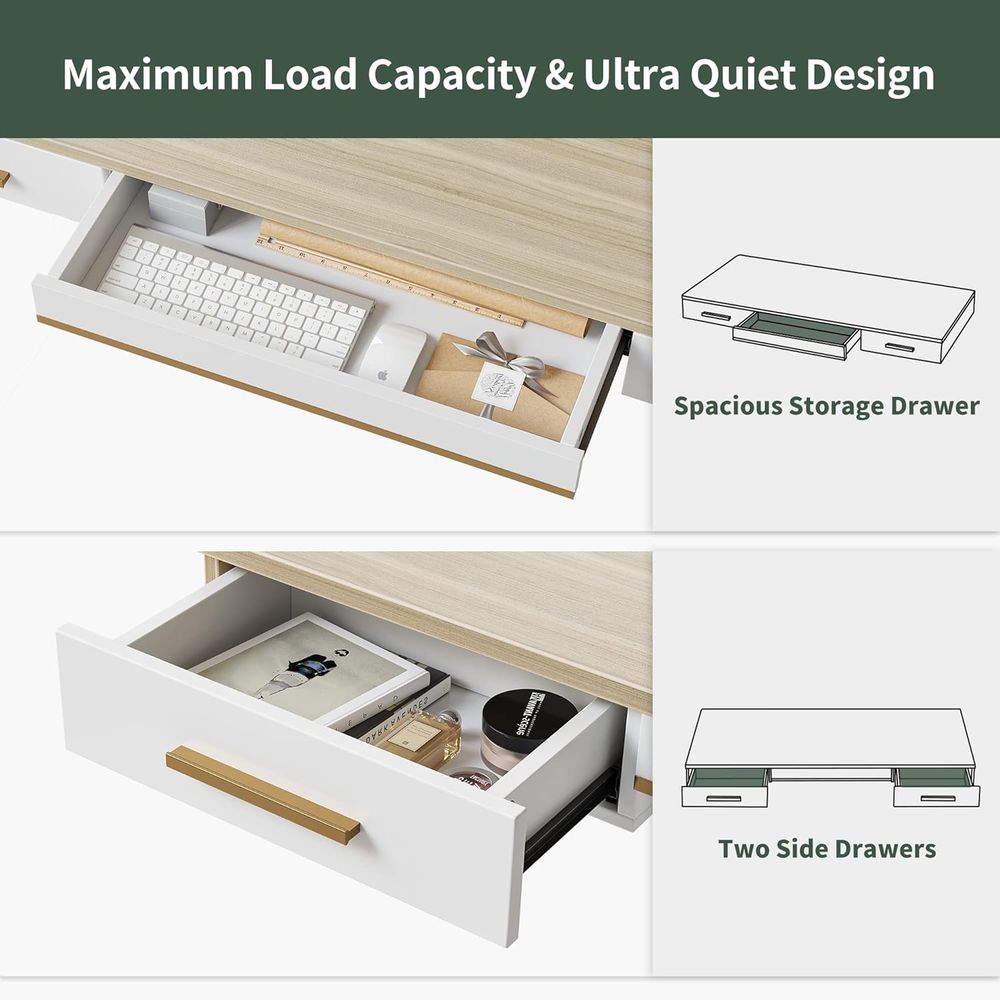 Electric Standing Desk, 3 Draw - Home Office Free reseña y precio