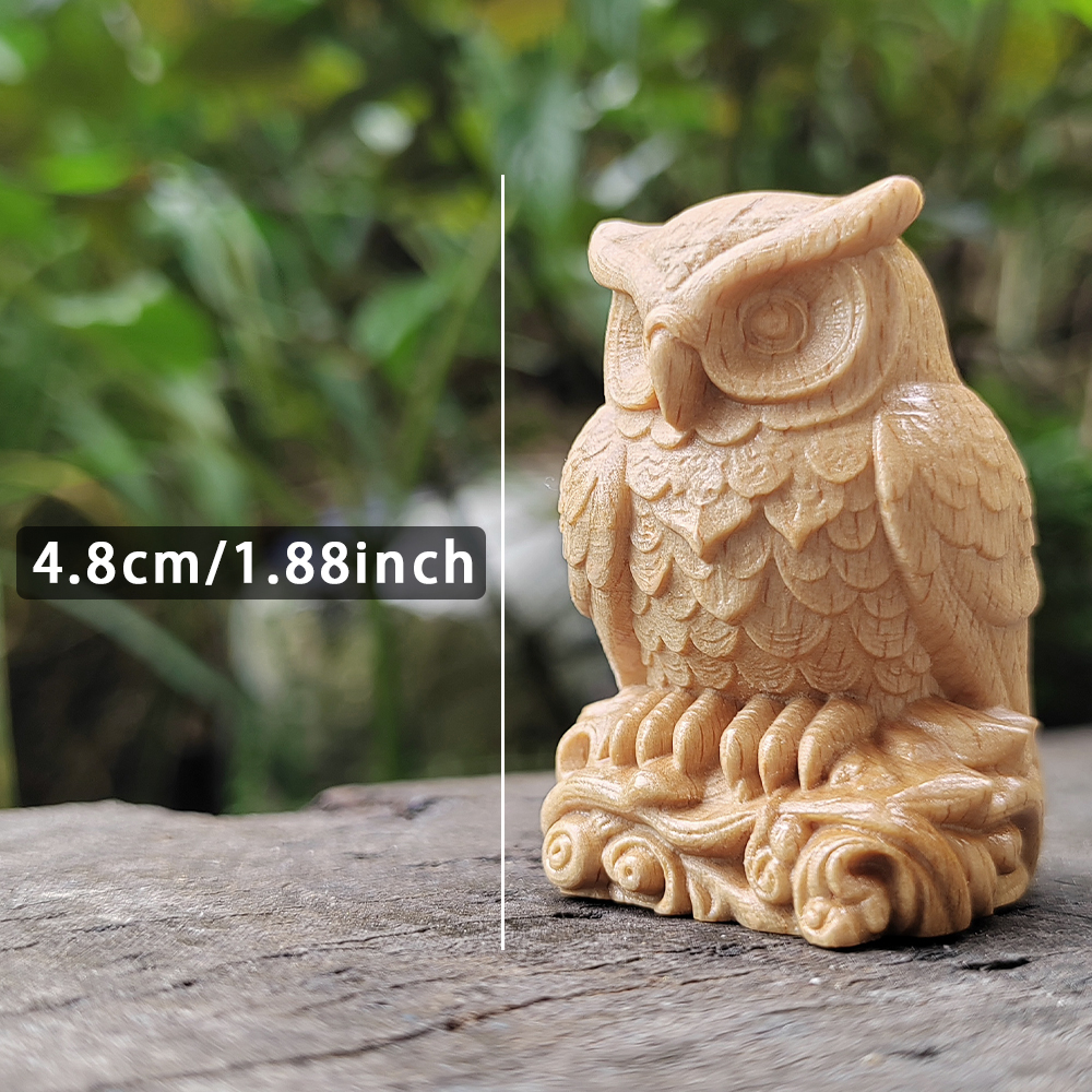 1.8 Inch Owl Figurine on a Woo - Home Office Login reseña y precio