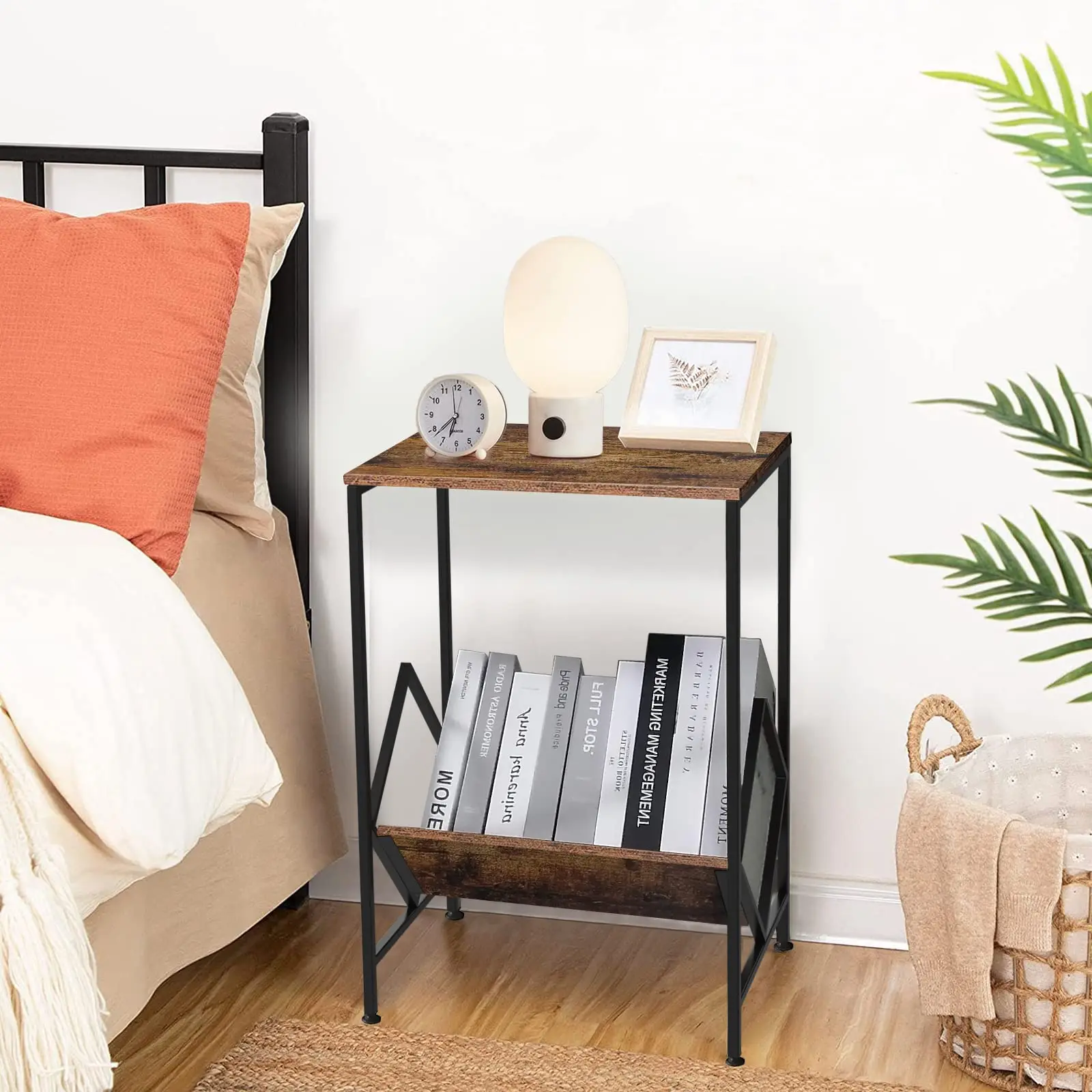 'Table Nightstand Up to 80 Alb - Home Office Of Amazon reseña y precio