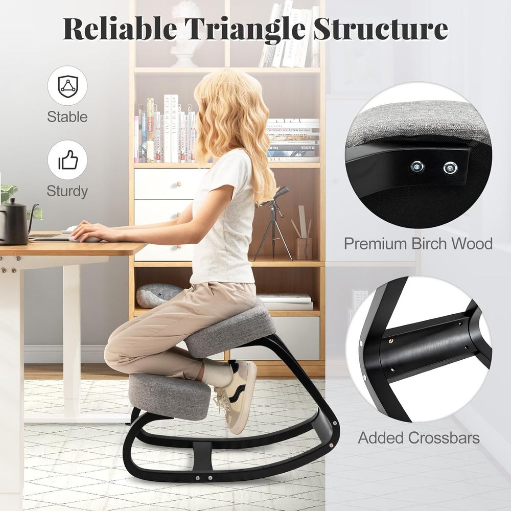 Ergonomic Kneeling Chair with  - Home Office Or reseña y precio