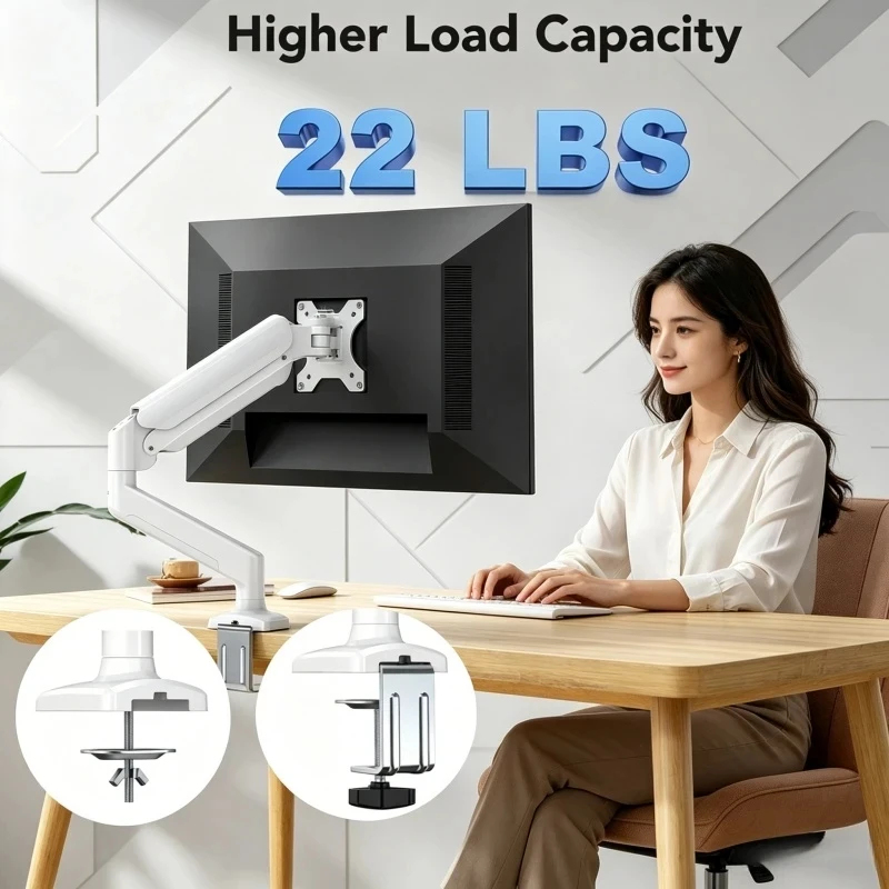 Single Monitor Desk Mount Arm– - Monitor Arm Dual reseña y precio