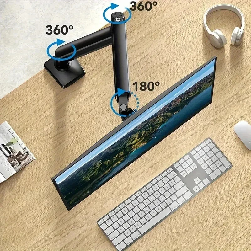 Single Monitor Desk Mount Arm– - Monitor Arm Dual reseña y precio