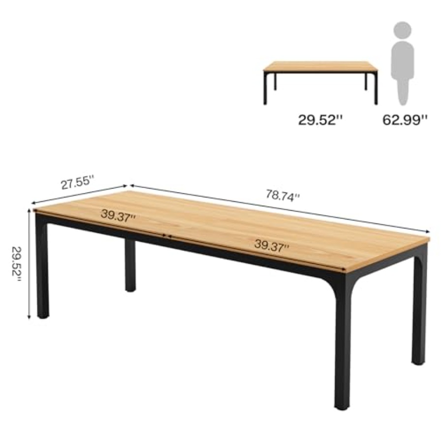 78.7 Inches Extra Long Compute - Home Office Free reseña y precio