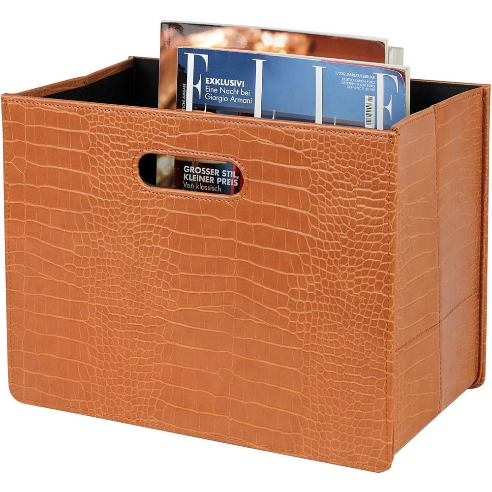 Brown Wooden Magazine and News - Home Office Or reseña y precio