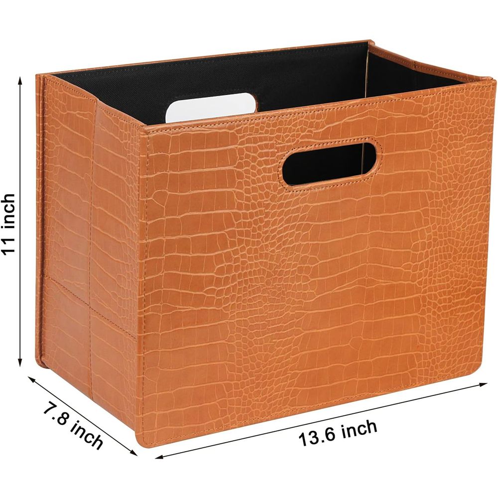 Brown Wooden Magazine and News - Home Office Or reseña y precio