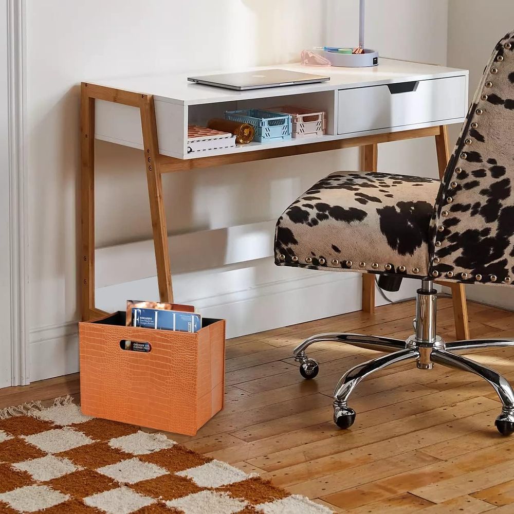 Brown Wooden Magazine and News - Home Office Or reseña y precio