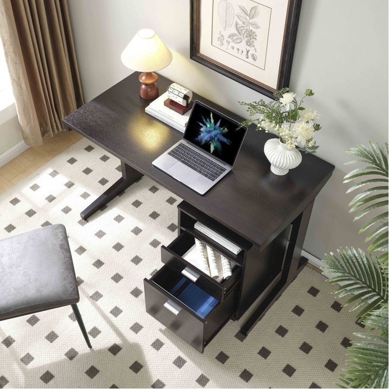Home Office Desk with Modesty  - Home Office With Two Desks reseña y precio