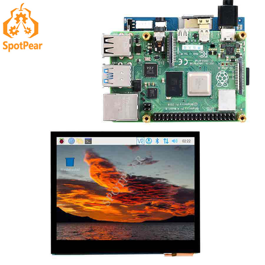 Raspberry Pi 3.5 inch touchscr - Monitor Arm Dual reseña y precio
