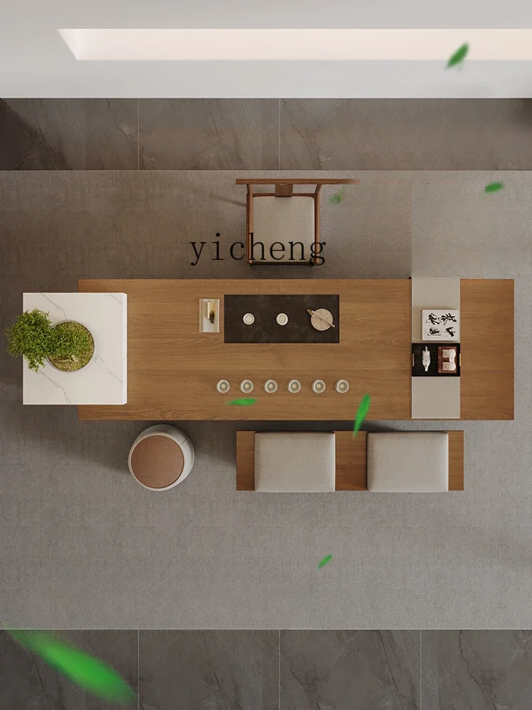 solid wood log island tea tabl - Home Office Login reseña y precio